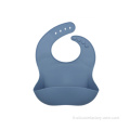 Bib de bébé imperméable BPA Bib de silicone libre